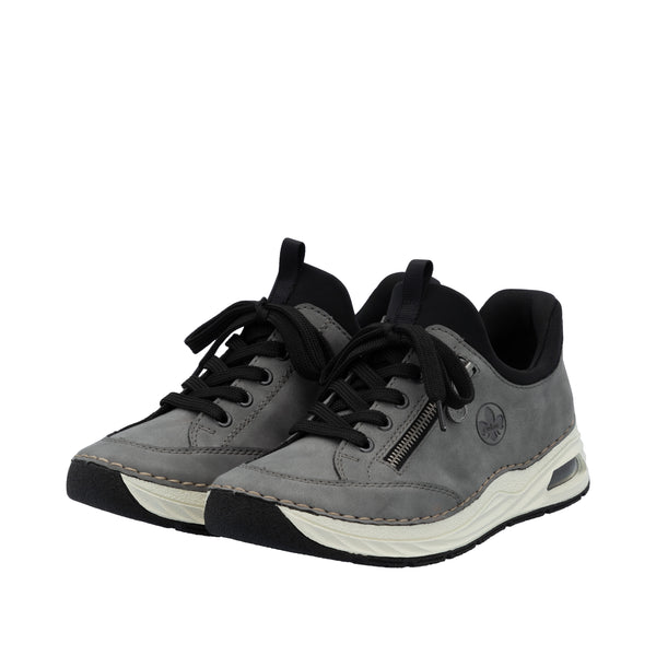 Rieker 44567-42 (Grey) - Women's