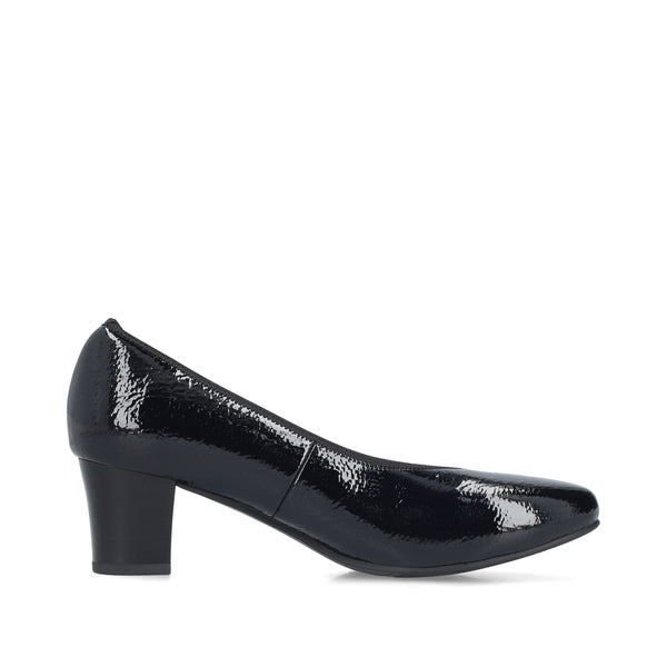 Rieker 44650-02 (Black Patent) - Women's