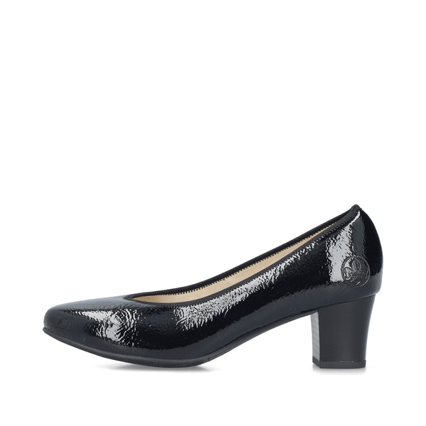Rieker 44650-02 (Black Patent) - Women's