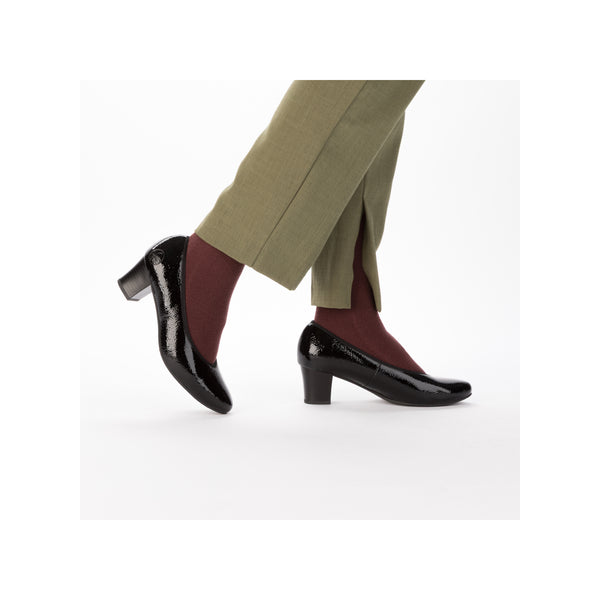 Rieker 44650-02 (Black Patent) - Women's