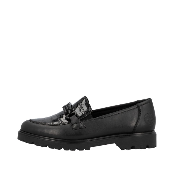 Rieker 45561-01 (Black) - Women's