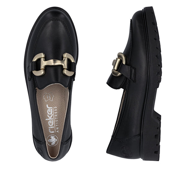 Rieker 45561-03 (Black) - Women's