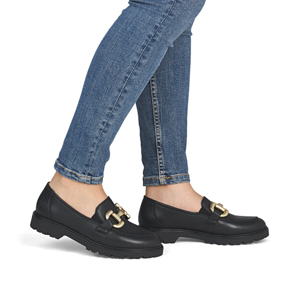 Rieker 45561-03 (Black) - Women's