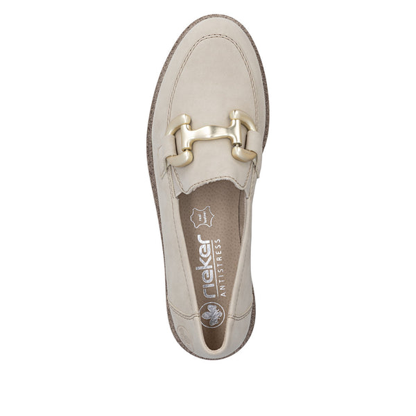 Rieker 45561-62 (Cream) - Women's