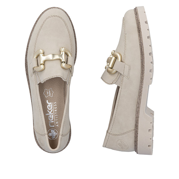Rieker 45561-62 (Cream) - Women's