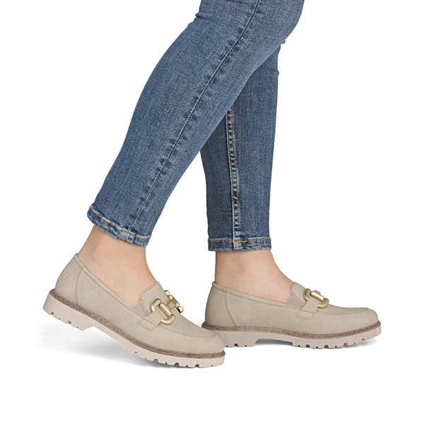 Rieker 45561-62 (Cream) - Women's