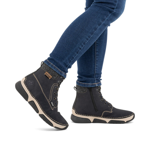 Rieker 45925-14 (Blue) - Women's