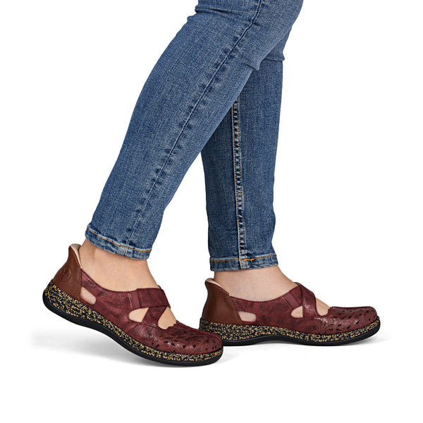 Rieker 46352-33 (Red) - Women's