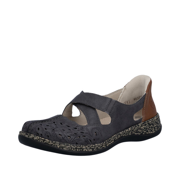 Rieker 46352-45 (Grey) - Women's