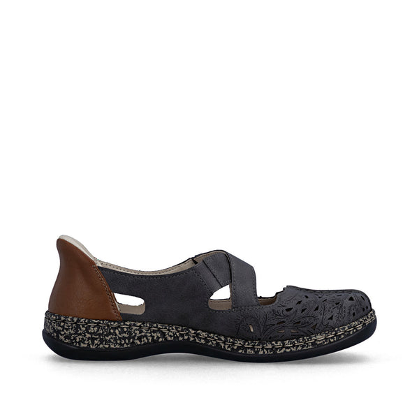 Rieker 46352-45 (Grey) - Women's