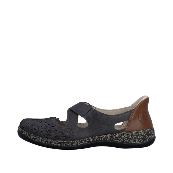 Rieker 46352-45 (Grey) - Women's