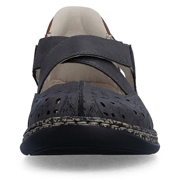 Rieker 46352-45 (Grey) - Women's