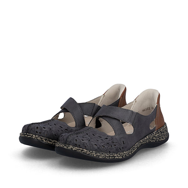Rieker 46352-45 (Grey) - Women's