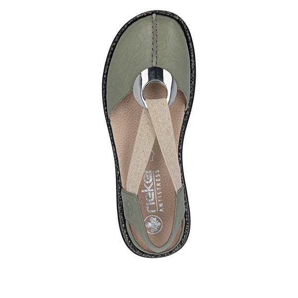 Rieker 46361-52 (Green) - Women's