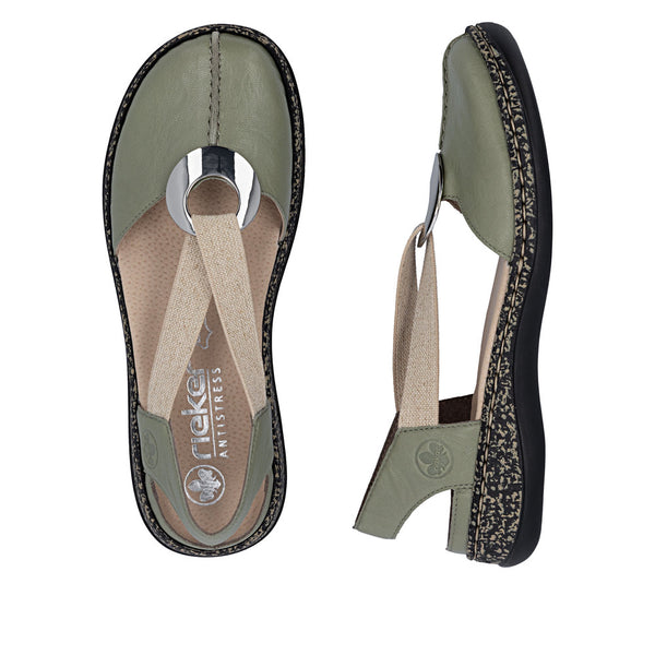 Rieker 46361-52 (Green) - Women's