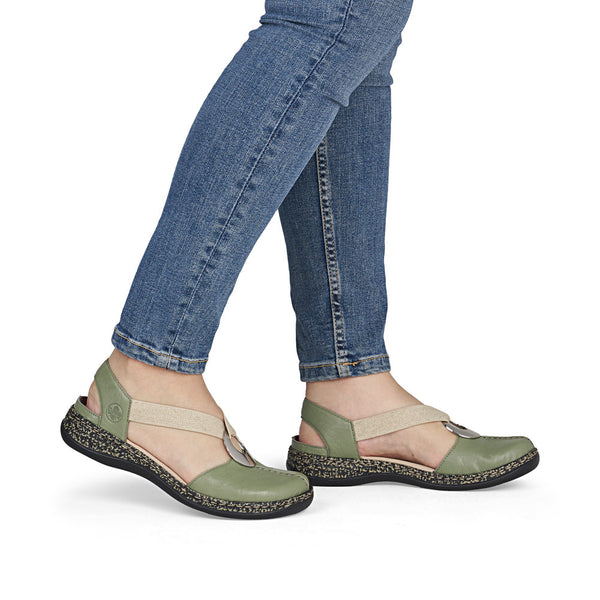 Rieker 46361-52 (Green) - Women's