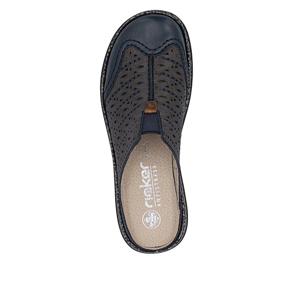 Rieker 46376-14 (Blue) - Women's