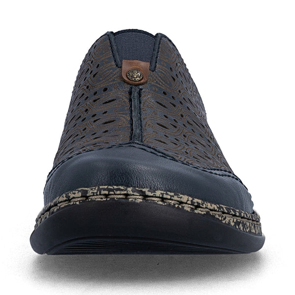 Rieker 46376-14 (Blue) - Women's