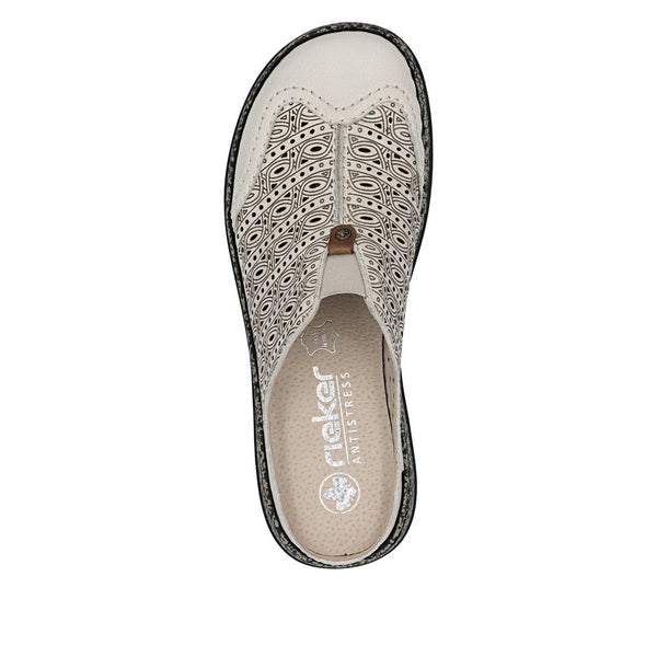Rieker 46376-60 (Cream) - Women's