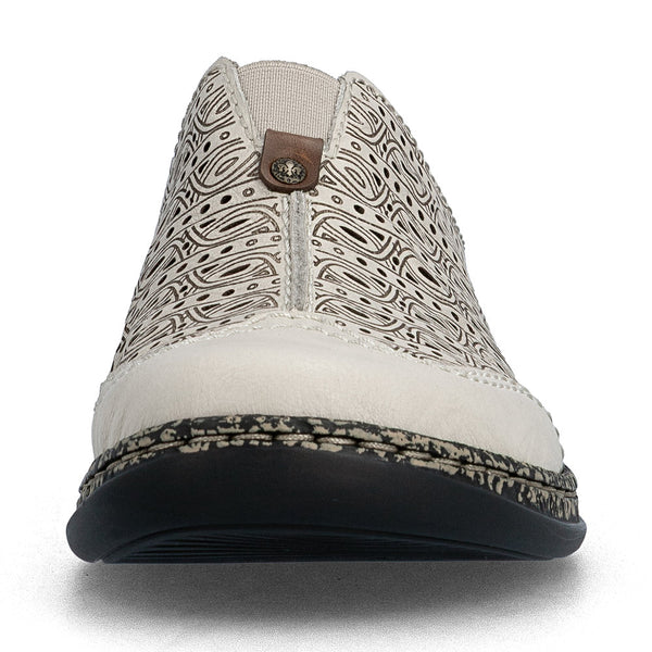 Rieker 46376-60 (Cream) - Women's
