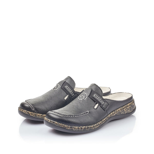 Rieker 46393-00 (Black) - Women's