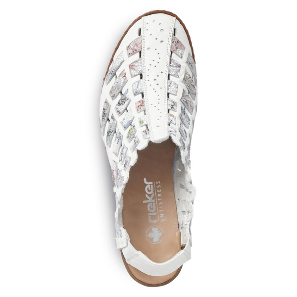 Rieker 46778-80 (White) - Women's
