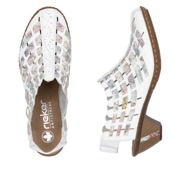 Rieker 46778-80 (White) - Women's
