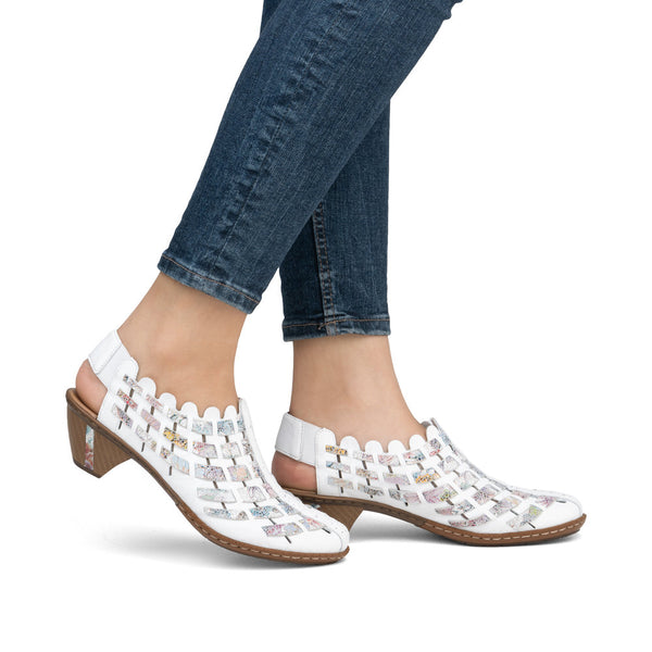 Rieker 46778-80 (White) - Women's
