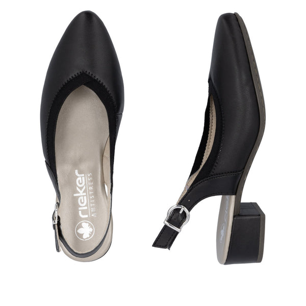 Rieker 47063-00 (Black) - Women's