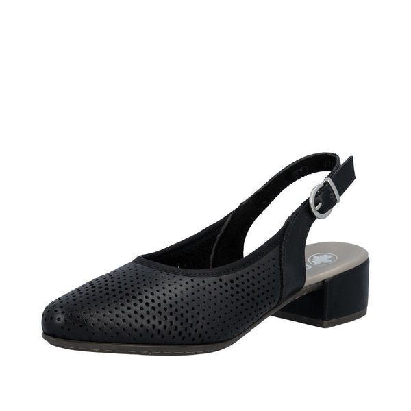 Rieker 47066-00 (Black) - Women's