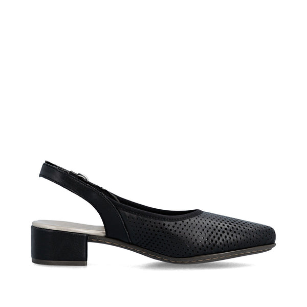 Rieker 47066-00 (Black) - Women's