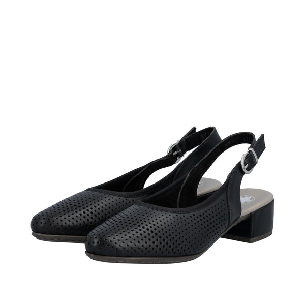 Rieker 47066-00 (Black) - Women's