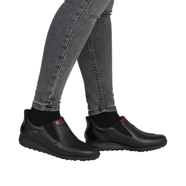 Rieker 47253-00 (Black) - Women's