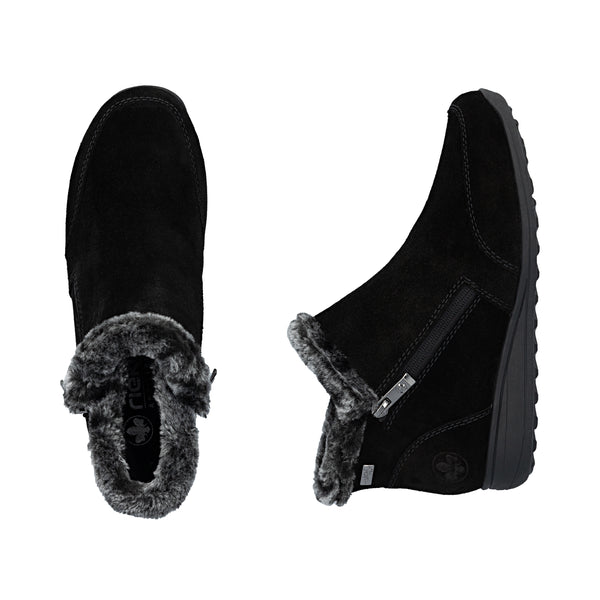 Rieker 47256-00 (Black) - Women's