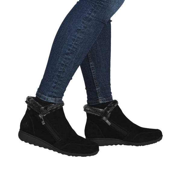 Rieker 47256-00 (Black) - Women's