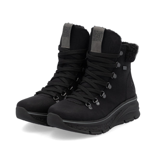 Rieker 48034-00 (Black) - Women's