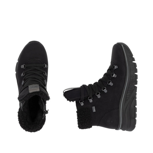 Rieker 48034-00 (Black) - Women's