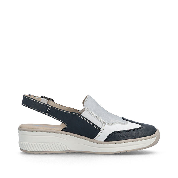 Rieker 48757-90 (Blue/White) - Women's
