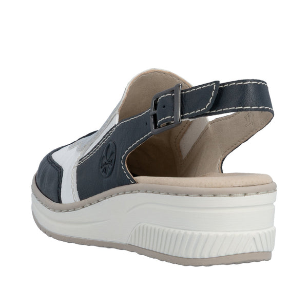Rieker 48757-90 (Blue/White) - Women's