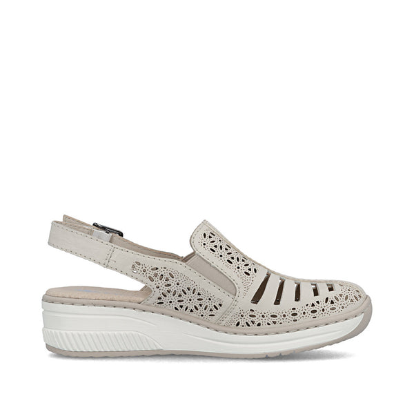 Rieker 48763-60 (Cream) - Women's
