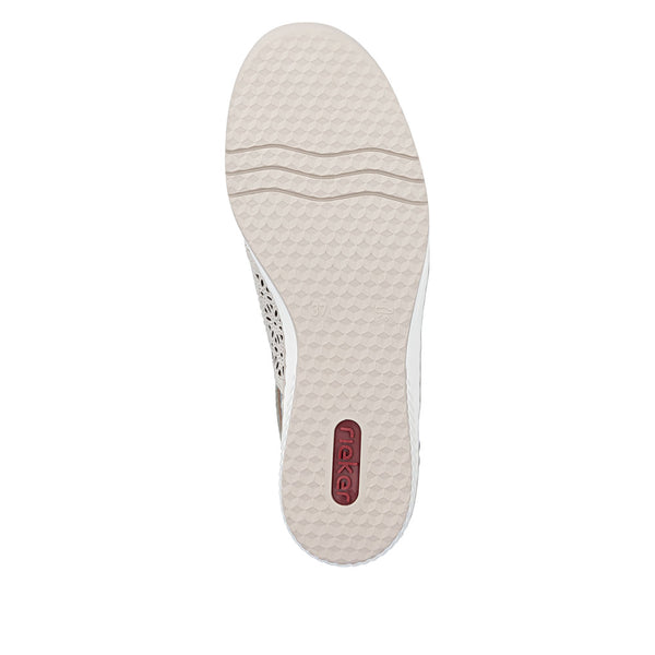 Rieker 48763-60 (Cream) - Women's