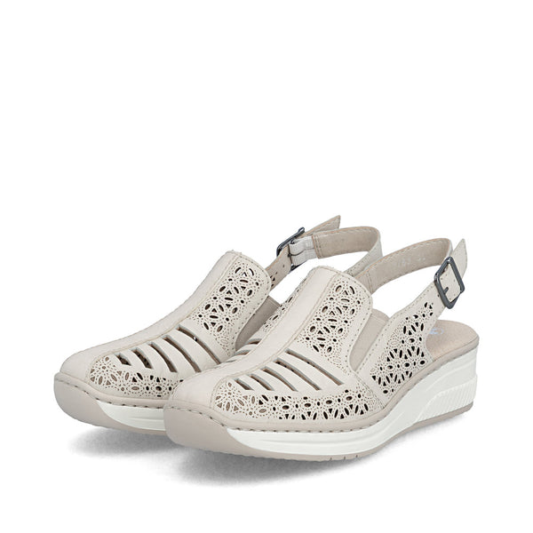 Rieker 48763-60 (Cream) - Women's