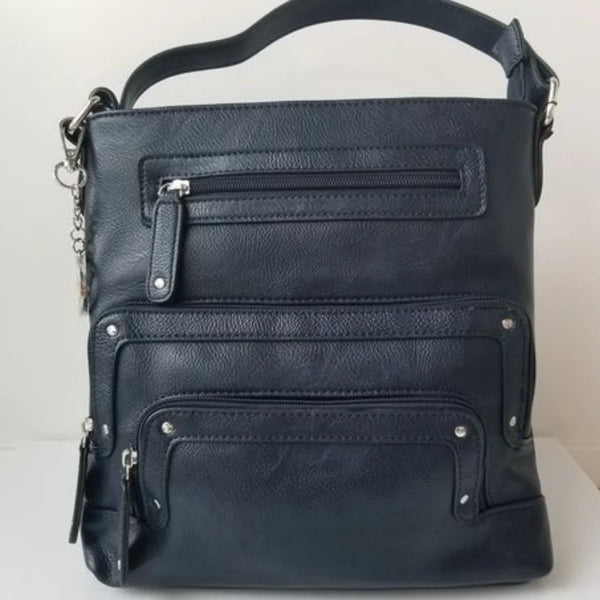 La Diva 43916STL Handbag (Navy) - Women's