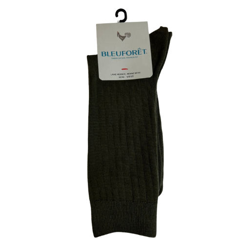 Bleuforet Ribbed Merino Wool (Khaki) - Men's