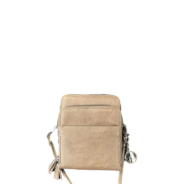 La Diva 5249 STL Handbag (Taupe) - Women's
