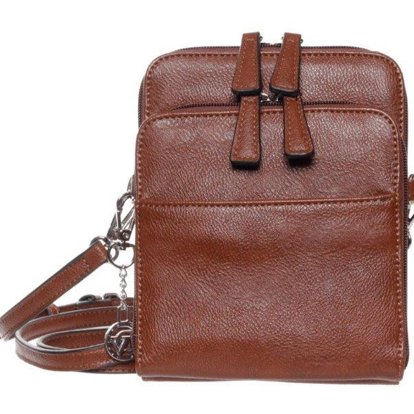 La Diva 5249 STL Handbag (Cognac) - Women's