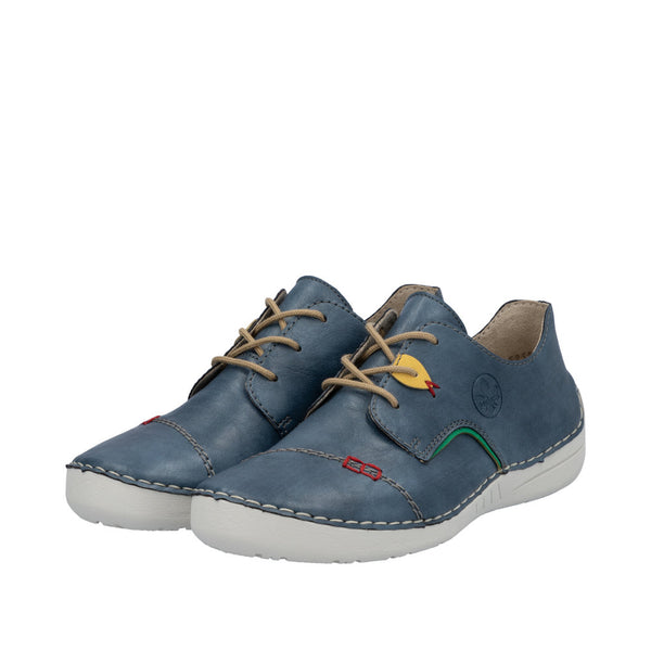 Rieker 52528-14 (Blue) - Women's