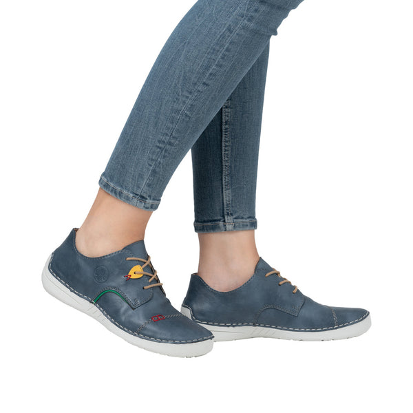 Rieker 52528-14 (Blue) - Women's