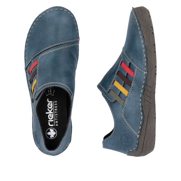 Rieker 52560-14 (Blue) - Women's