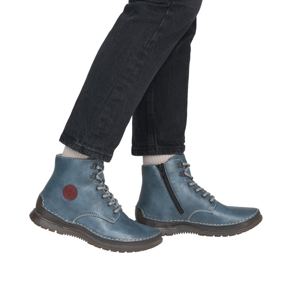 Rieker 53632-14 (Blue) -Women's